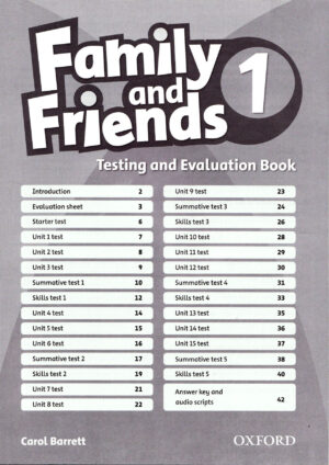 Family and Friends 1 Testing and Evaluation Book (2nd edition)