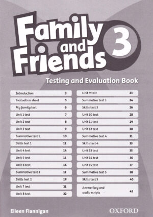 Family and Friends 3 Testing and Evaluation Book (2nd edition)
